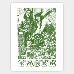 Rory Gallagher - Taste / Vintage Look Fan Design Sticker